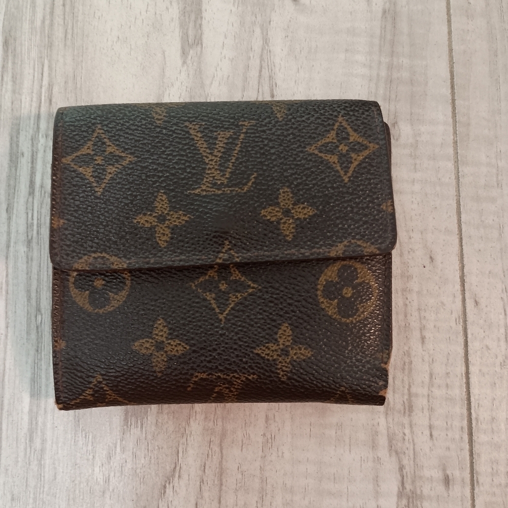 Authentic LOUIS VUITTON Monogram Portefeuille Elise Wallet - Picture 2 of 15